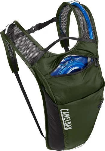 Vista 7 de CamelBak Paquete de hidratación para bicicleta ligera Rogue 70oz Gibraltar Navy/Negro