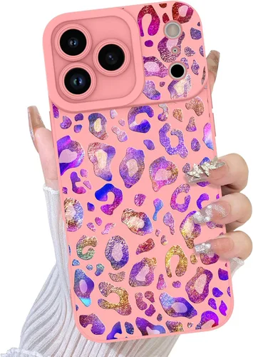 Vista 78 de TEAUGHT Compatible con iPhone 11 Funda con patrón lindo estampado de leopardo negro guepardo + protector de pantalla a prueba de golpes, funda