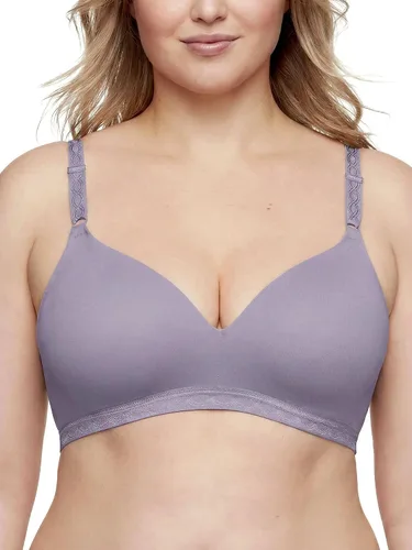 Vista 6 de Warner's Cloud 9® 1269 - Brasier cómodo sin aros para mujer, supersuave y ligeramente forrado Estampado Floral Azul Bebé