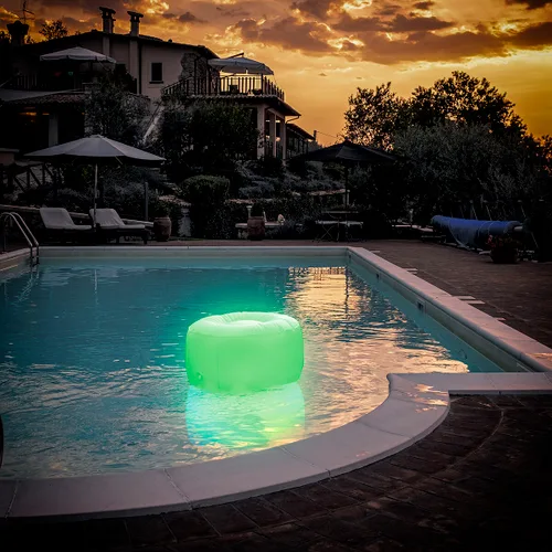 Vista 8 de Asiento Hinchable con LED Multicolor y Mando a Distancia Pulight InnovaGoods