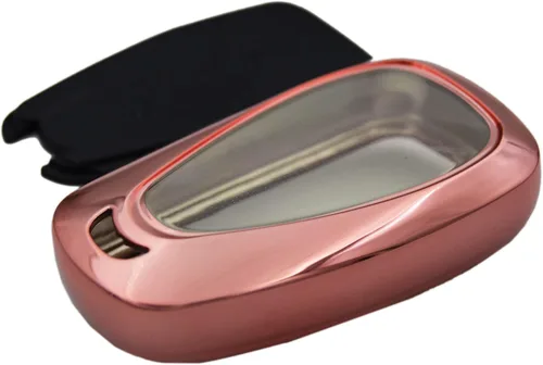 Vista 6 de Funda protectora de llavero rosa brillante para Chevrolet Chevy Malibu Camaro Trax Traverse Sonic Cruze Volt Equinox Trailblazer