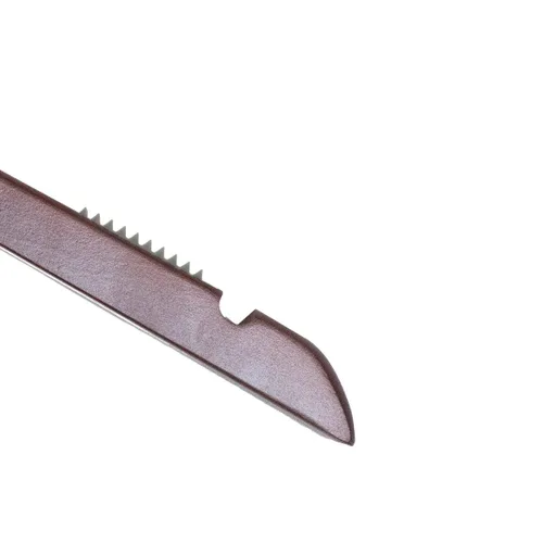 Vista 5 de NAHANCO Percha de madera para camisas, 17 pulgadas, caoba de bajo brillo (paquete de 100)