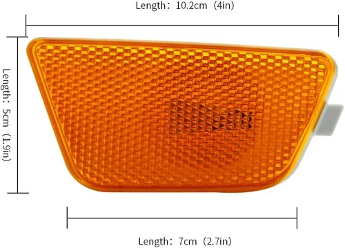 Vista 8 de 2 Piezas para Señal de Parqueo y Marca Lateral de Parachoques Delantero de Chevy Cruz 2011 2012 2013 2014 2015 Certificado DOT GM2551198N 42334144