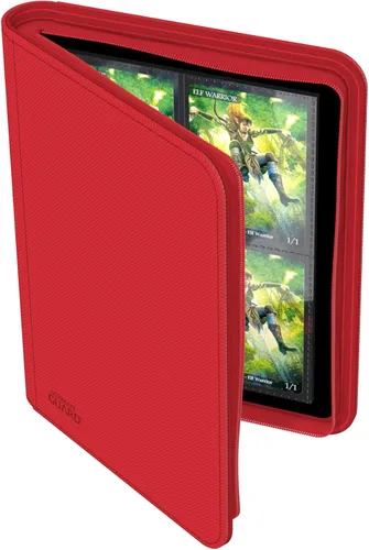 Vista 6 de Ultimate Guard Zipfolio 160 – 8 bolsillos Xenoskin Rojo
