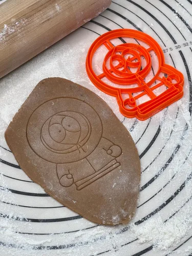 Vista 7 de Kenny McCormick Cortador de galletas y molde de 4 pulgadas a escala producido por 3D Kitchen Art