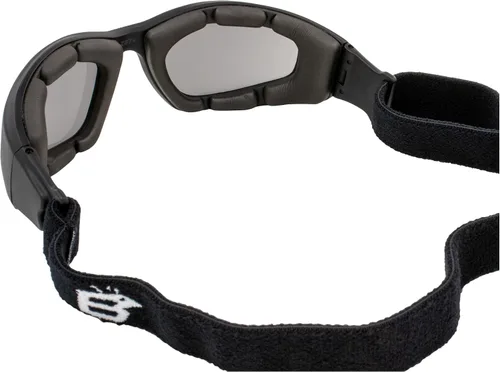 Vista 3 de 2 pares de gafas Birdz Eyewear Soar Safety acolchadas para motocicleta, marcos negros