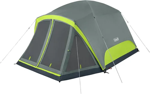Vista 6 de Coleman Skydome Camping Tent with Screened Porch & 5-Minute Setup, Weatherproof 4/6/8 Person Tent with Rainfly & Carry Bag, Made of PFAS-Free