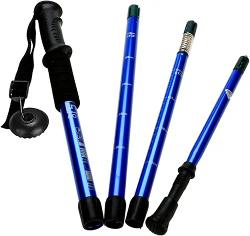 Vista 7 de Bastón extensible de moda caliente al aire libre durable trekking retráctil senderismo bastón bastones de senderismo Sporting Goods