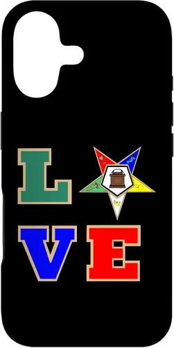 Vista 32 de OES Love Sister Order of the Eastern Star Parents' Christmas Case for iPhone 16