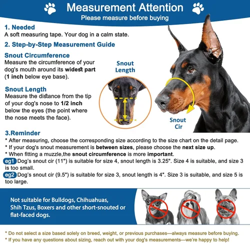 Vista 2 de BARKLESS Bozal para perro, bozal de cesta anti mordeduras para perros