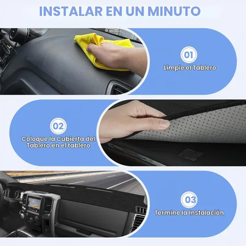 Vista 7 de Sunsdrew - Cubierta de salpicadero para Dodge Ram 1500 2500 3500 2010-2018