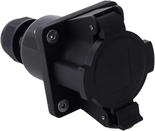 Vista 2 de Adaptador EV Tipo 1 16A 32A 40A 60A 250V CA, SAE J1772 Cargador EV Toma de enchufe de extremo del vehículo