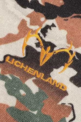 Vista 5 de Lichenland Camisas de camuflaje para hombre, 100% lana merina, capa base de caza