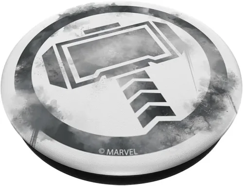 Vista 2 de Marvel Avengers Endgame Thor - Pintura en aerosol con logotipo PopSockets PopGrip: agarre intercambiable para teléfonos y tabletas
