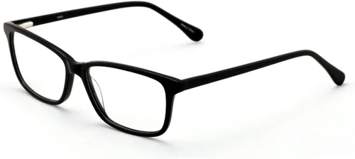 Vista 2 de V.W.E. Lentes rectangulares de acetato sin receta con marco transparente