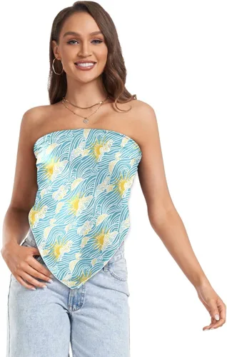 Vista 7 de Silk square Retro Sky Sun Waves scarves and wraps elegant for women for evening 35.4 Inches bufandas para mujer