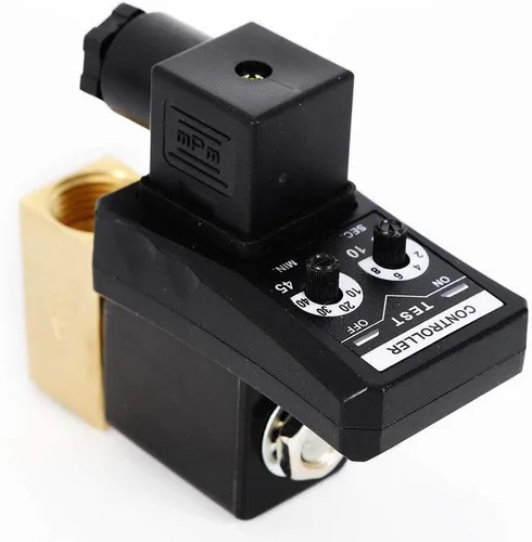 Vista 6 de Válvula de drenaje automática 1/2 "electrónico cronometrado 2 vías compresor de aire de acción directa tanque de gas válvula de drenaje AC 110V 50Hz
