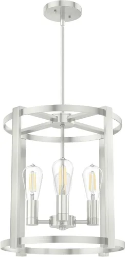 Vista 3 de Hunter Fan Company 19118 Astwood - Candelabro (níquel cepillado)