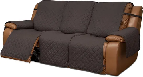 Vista 25 de Easy-Going Funda para Loveseat Reclinable de Gran Tamaño, Funda de Sofá Reversible para Reclinable Doble, Funda de Sofá Dividida para Cada Asiento