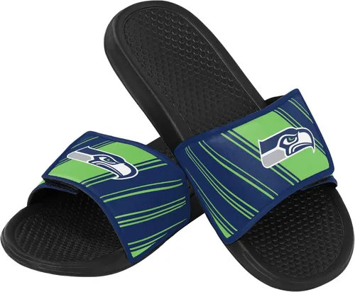 Vista 32 de FOCO mens NFL Team Logo Legacy Sport Slide Sandals