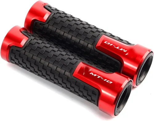 Vista 5 de for Yamaha MT10 Mt-10 FZ10 FZ-10 2016 2017 2018 Universal 7/8'' 22mm CNC Rubber Motorcycle Handlebar Grips