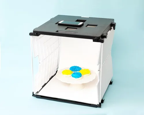 Vista 2 de We R Memory Keepers, Shotbox, equipo de fotografía, portátil y plegable, caja de luz para fotografía, rastreo, plegado, contenido y más