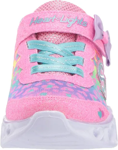 Vista 2 de Skechers Tenis unisex con luces de corazón para niños