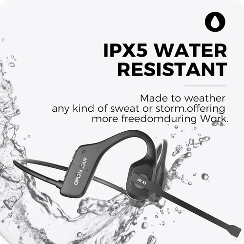 Vista 5 de Auriculares inalámbricos Bluetooth con micrófono 32g Comfortable Headphones with Dual Connect and Noise Cancelling Mute Function for Sports,Work