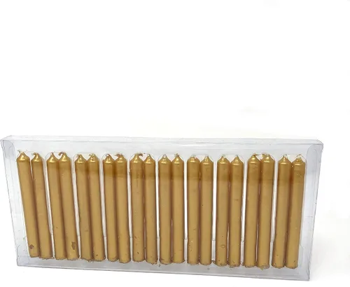 Vista 11 de Vrinda® Mini Chime Ritual Spell - Velas cónicas sin perfume de 4 pulgadas (surtido (paquete de 40)