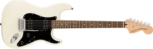 Vista 12 de Guitarra eléctrica Squier Affinity Series Stratocaster, con garantía de 2 años, efecto sunburst de 3 colores, diapasón de laurel Poplar Body