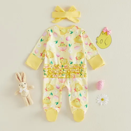 Vista 5 de Kuriozud - Mameluco para recién nacido, unisex, con pie, de una pieza, pijama, mameluco para bebé