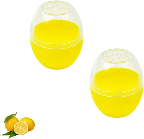 Vista 4 de Paquete de 2 recipientes de almacenamiento de aguacate reutilizables para refrigerador, contenedor de aguacate para mantener el aguacate fresco