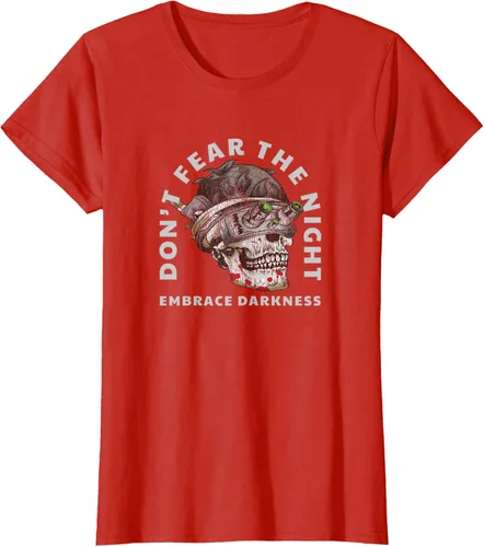 Vista 25 de Camiseta táctica militar con diseño de calavera con visión nocturna Negro