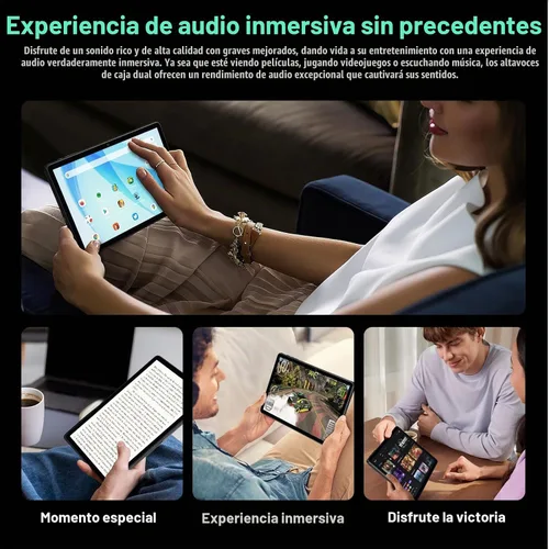 Vista 8 de POWMUS Tablet Android, tableta Android 15 de 11 pulgadas, tabletas con pantalla FHD 2K, 36 GB de RAM (12+24) y 256 GB de ROM, expansión de 1 TB