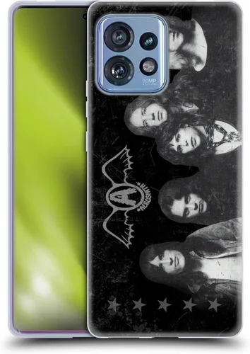 Vista 54 de Head Case Designs Officially Licensed Aerosmith 1987 Permanent Vacation Black and White Gel Case [Military Grade Protection] Compatible with Moto E7