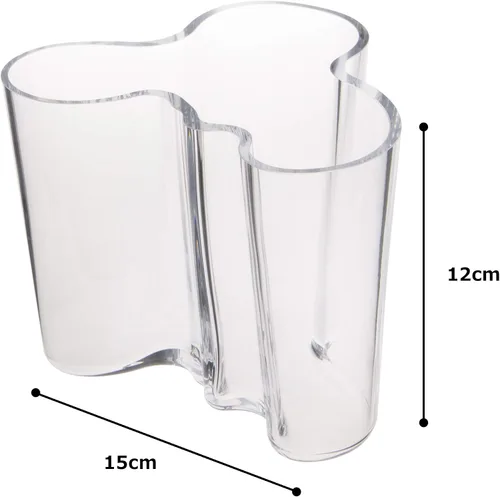Vista 8 de Iittala Alvar Aalto - Jarrón transparente (4.724 in)