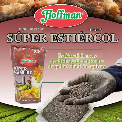 Vista 5 de Hoffman 20505 Super estiércol deshidratado 4-2-3, 5 libras