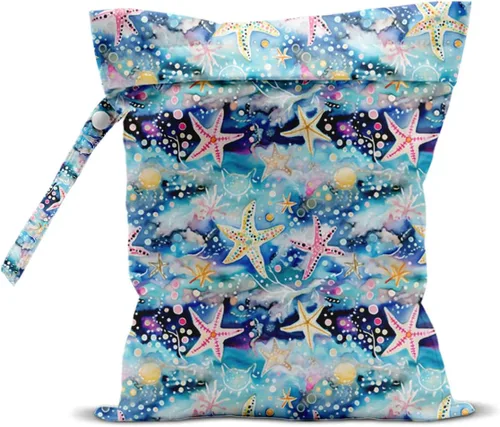Vista 25 de Bolsa impermeable para traje de baño, bolsa húmeda y seca para playa y viaje, con cierre oculto, reutilizable para bebé, para trajes de baño Tortuga
