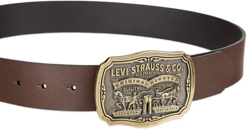 Vista 8 de Levi's Men's Everyday Jean Belt with Removable Plaque Buckle