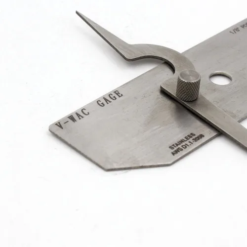 Vista 5 de Soldadura V-Wac Gage Soldadura estándar Borde de morder Bajo corte Calibre Soldador inspección regla