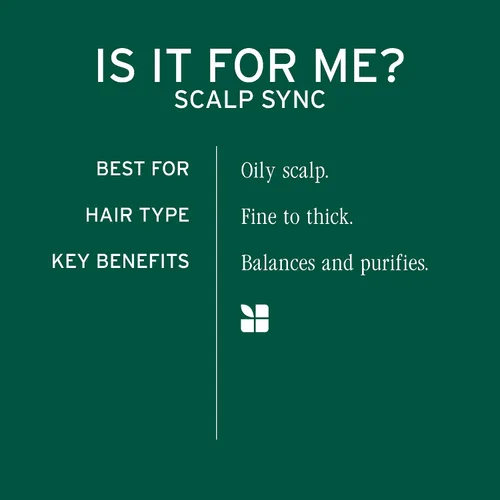 Vista 4 de Biolage Scalp Sync Clarifying Shampoo - Residue & Buildup Remover, For Oily Scalp