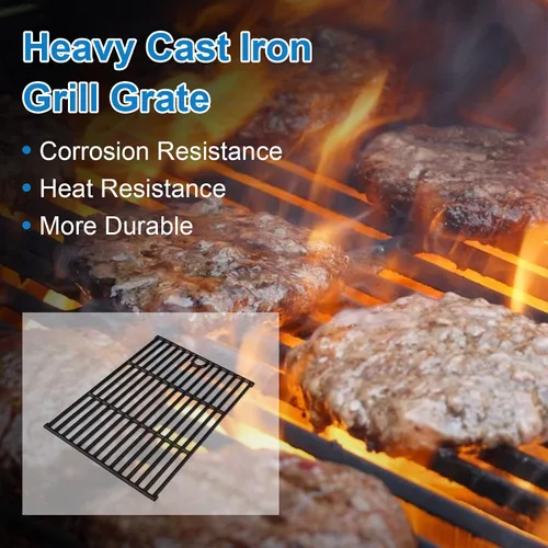 Vista 3 de Uniflasy Rejilla de cocción de hierro fundido para Nexgrill 720-0925P 720-0925 720-0925S 720-1012 parrilla de gas, para Nexgrill 720-0340