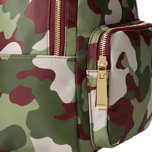 Vista 4 de Tommy Hilfiger Mochila Julia Small Dome para mujer, Oliva Rouge