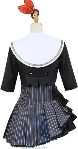 Vista 3 de Akiyama Mizuki - Traje de uniforme de anime para mujer, disfraz de Halloween y cosplay
