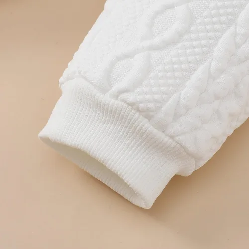 Vista 5 de TBUIALL UNIsex - Conjunto de pantalones de manga larga para niños, suéter y pantalones protectores, manta de recibo, para niños y niñas, invierno