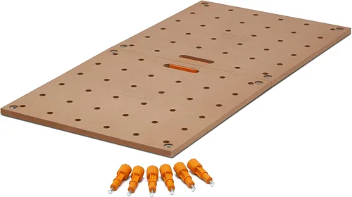 Vista 9 de BORA Centipede Mesa plegable para soporte de trabajo Bora Centipede Caballetes - 61 centímetros x 122 centímetros - Incluye tablero de madera + 6