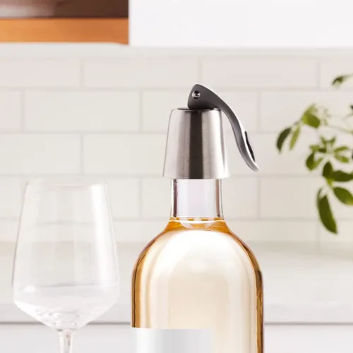Vista 5 de Oggi Tapón de botella, palanca, elegante adorno de vino (7653.)