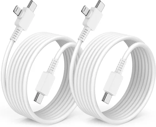 Vista 15 de Cable de carga rápida USB C a C de 10 pies, cable de carga largo tipo C a USB C para Apple iPhone 17 Pro Max/17 Air/16 Pro/15 Plus, MacBook Pro