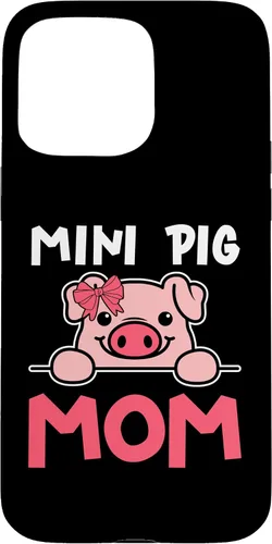Vista 31 de Cute Mini Pig Mom Miniature Pig Owner Women Case for iPhone 16