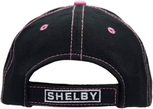 Vista 5 de Shelby Super Snake Black con gorro rosa para mujer Producto oficial Shelby Ajustable, talla única, Rosado